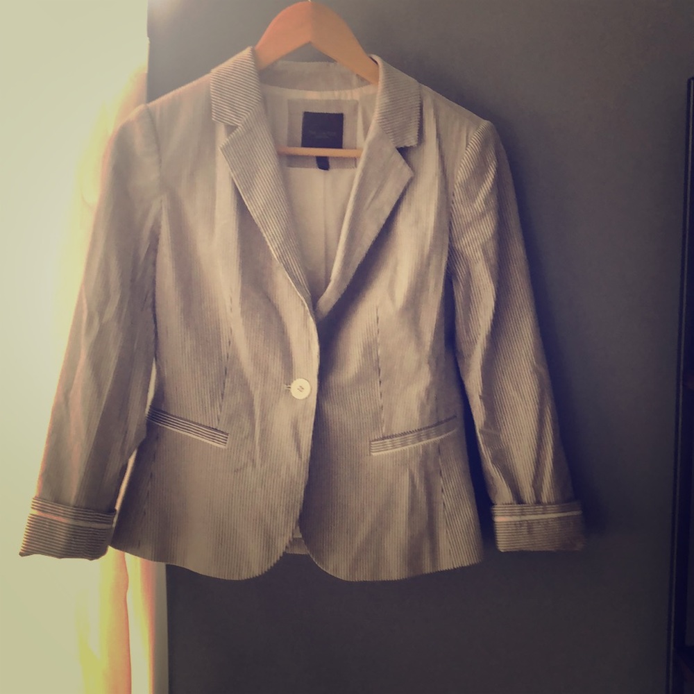 Seersucker blazer